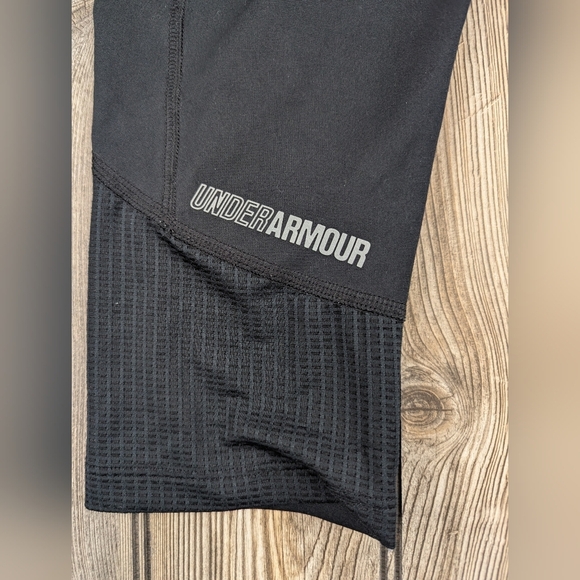 Under Armour Compression Tights Leggings Size XS Black 3/4 Length - Picture 6 of 12
